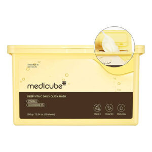 Medicube Deep Vita C Daily Quick Mask 30τμχ | Υφασμάτινες Μάσκες Λάμψης