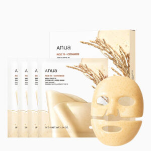 Anua Rice 70 Glow Collagen Mask 38gr (4 τμχ) | Μάσκα Hydrogel για Σύσφιξη & Λάμψη