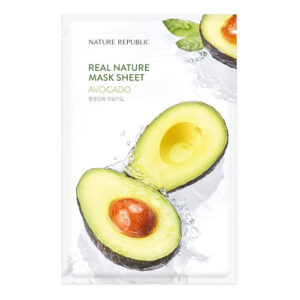 Nature Republic Real Nature Sheet Mask Avocado 23ml | Υφασμάτινη Μάσκα Θρέψης